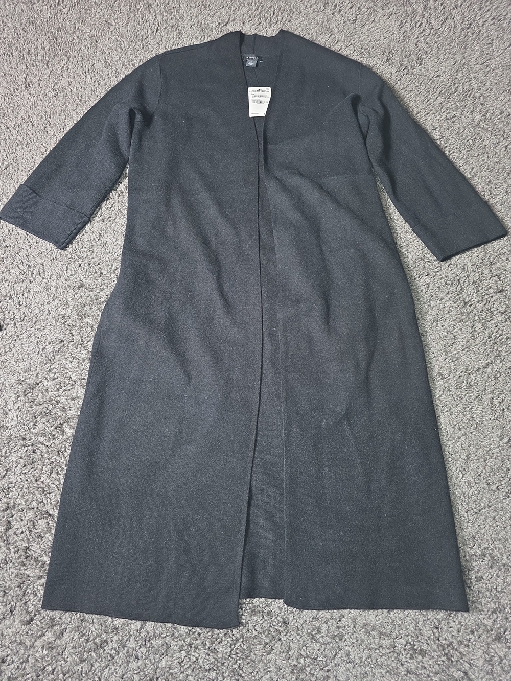 Halogen Women’s   Rich Black Cardigan Open Sweater Size S  Professional ($54.99)